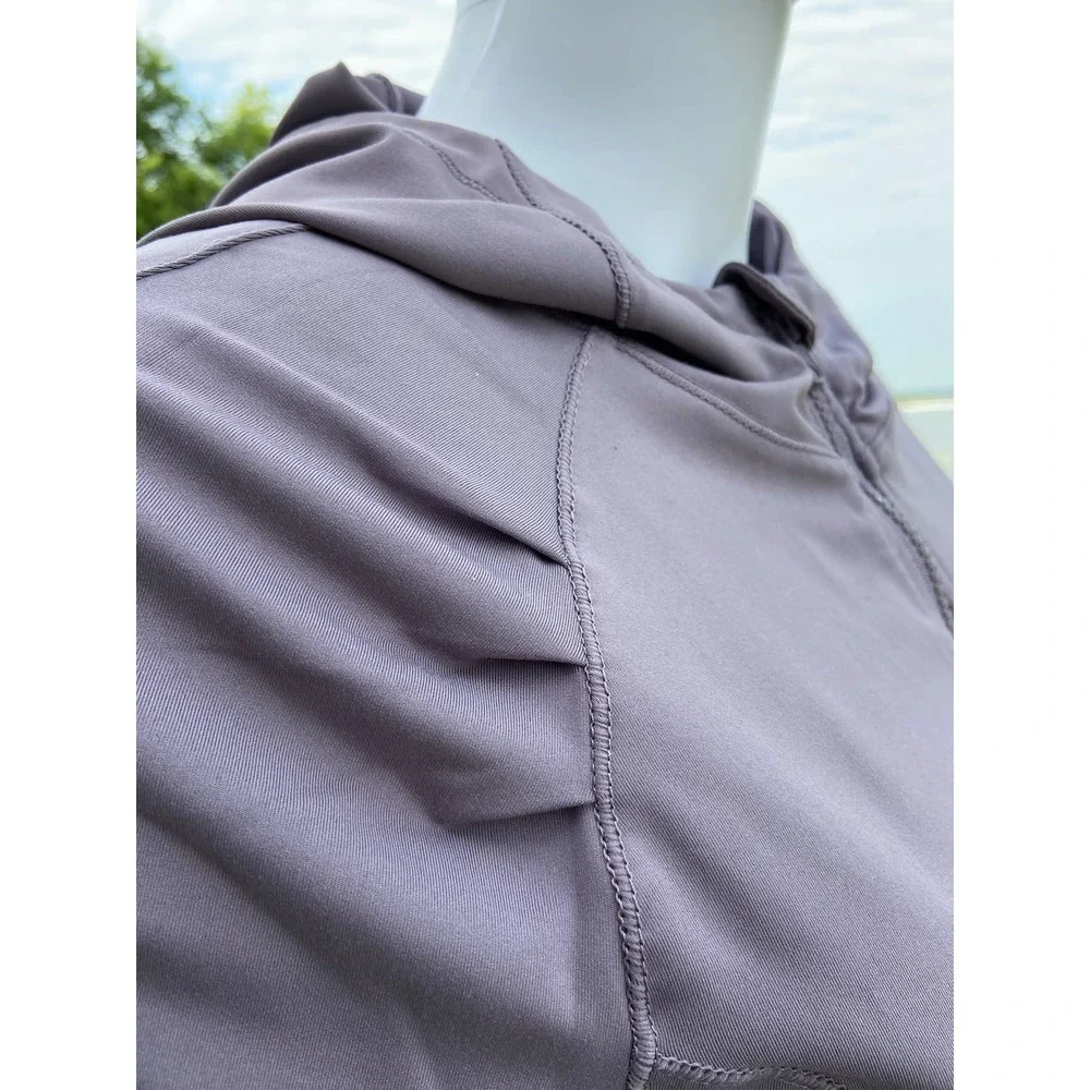 Yogalicius Full Zip Jacket with hoodie frosted lilac SZ XS * wom166 - Picture 11 of 12